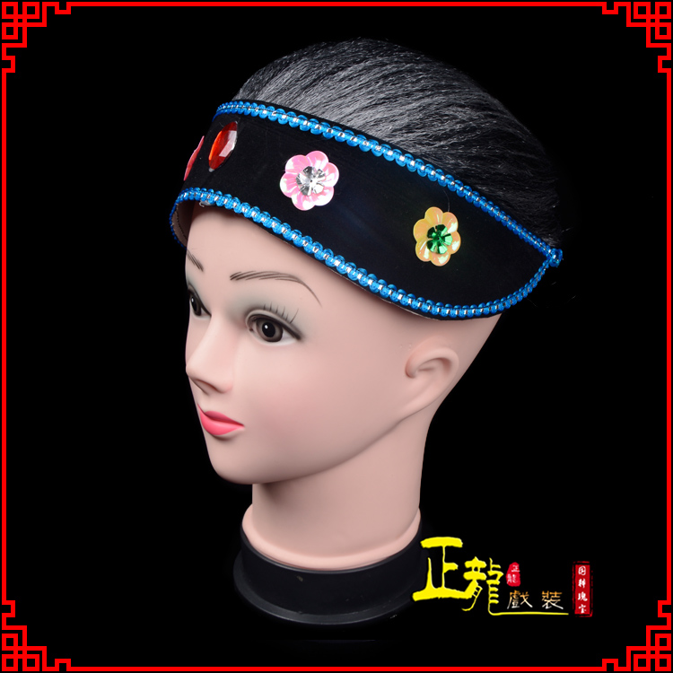 香格里拉老旦媒婆穷老太婆假发套 老旦头套