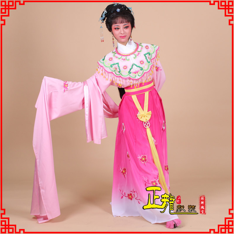 香格里拉水袖青衣练功花旦服 梅花古装衣