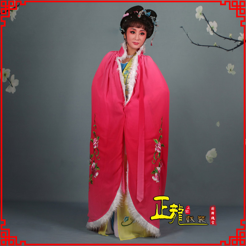 香格里拉小花旦绣花斗篷 花旦披风