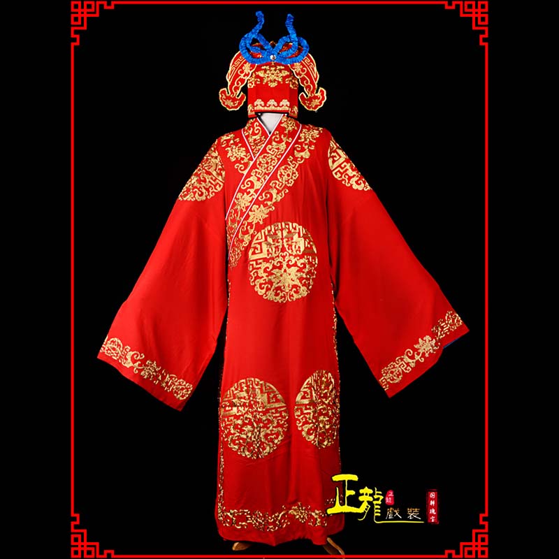 香格里拉武生服装软绉全金武生衣